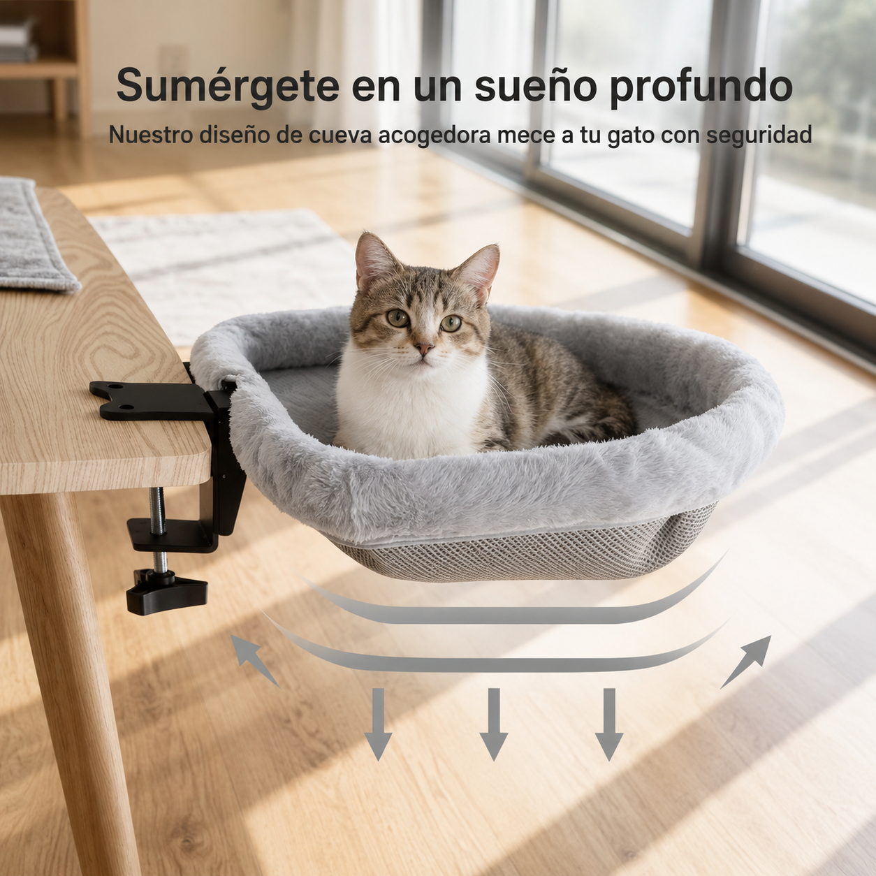 Cama para gato acoplable